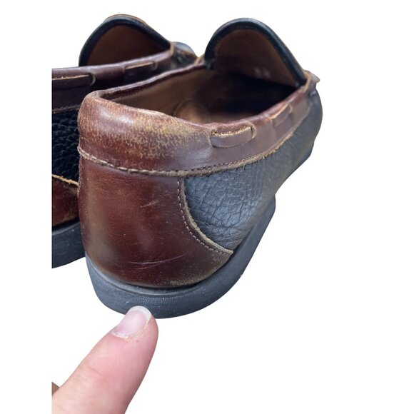 Allen Edmonds mens brown leather tassled slip loafers sz 10.5D SKU 9604 main image 10
